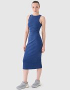 4F Rochie din tricot striat pentru femei - XS