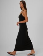 4F Rochie maxi din modal pentru femei - neagră S