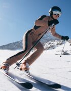 4F Salopetă de schi membrana 10000 pentru femei - maro XL