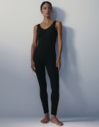 4F Salopetă pentru yoga cu uscare rapidă pentru femei - neagră M