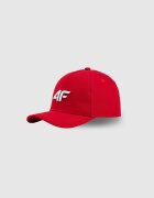 4F Șapcă cu cozoroc snapback copii - roșie MT