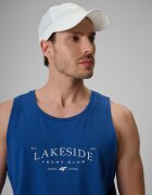4F Șapcă cu cozoroc strapback unisex - albă XS/S (56cm)