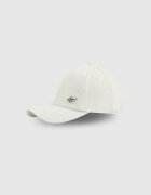 4F Șapcă cu cozoroc strapback unisex - albă S/M (58cm)