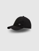4F Șapcă cu cozoroc strapback unisex - neagră XS/S (56cm)