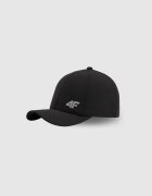 4F Șapcă snapback copii - neagră MT