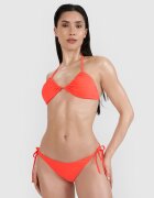 4F Slip de bikini pentru femei - roșu XS