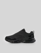 4F Sneakers VENE cu elemente din piele întoarsă pentru bărbați - negri 40