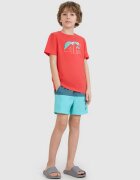 4F Șort de plajă boardshort pentru băieți - 134/140 (8-10 ani)