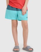 4F Șort de plajă boardshort pentru băieți - 134/140 (8-10 ani)