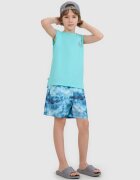 4F Șort de plajă boardshort pentru băieți - 122/128 (6-8 ani)