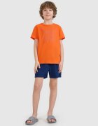 4F Șort de plajă boardshort pentru băieți - 146/152 (10-12 ani)
