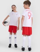 4F Șort de sport pentru copii JUNIOR x Robert Lewandowski - roșu 158/164 (12-14 ani)