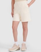 4F Șort de trening din tricot structural pentru femei - crem XS