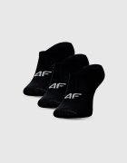 4F Șosete casual până la gleznă (3-pack) pentru băieți - negre 38-40