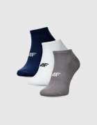 4F Șosete casual până la gleznă gleznă (3-pack) pentru bărbați - 43-46