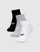 4F Șosete casual până la gleznă gleznă (3-pack) pentru bărbați - 39-42