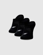 4F Șosete casual tălpici (3-pack) pentru bărbați - negre 39-42