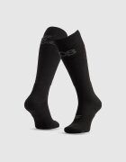 4F Șosete de snowboard pentru bărbați - negre 39-42