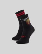 4F Șosete lungi (2-pack) pentru băieți - negre 32-34