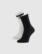 4F Sosete lungi (2-pack) pentru baieti - negru-alb 35-37