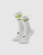 4F Șosete lungi (2-pack) pentru bărbați - albe 39-42