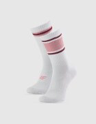 4F Șosete lungi (2-pack) pentru femei - albe 35-38
