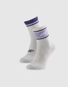 4F Șosete lungi (2-pack) pentru fete - 32-34