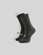 4F Șosete lungi (3-pack) pentru bărbați - 39-42