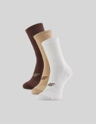 4F Șosete lungi (3-pack) pentru femei - 35-38