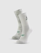 4F Șosete lungi (3-pack) pentru femei - verzi 39-42