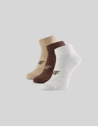 4F Șosete scurte (3-pack) pentru femei - 35-38