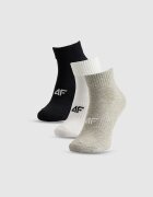 4F Șosete scurte (3-pack) pentru femei - 35-38