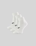 4F Șosete scurte (3-pack) pentru femei - albe 39-42