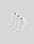 4F Șosete scurte (3-pack) pentru fete - albe 35-37