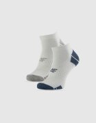 4F Șosete scurte de antrenament (2-pack) cu fibre Coolmax pentru bărbați - multicolor 39-42