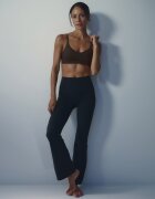 4F Sutien pentru yoga cu susținere redusă pentru femei - maro M