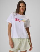 4F T-shirt boxy cu imprimeu pentru femei - XS
