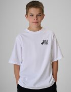 4F T-shirt loose cu imprimeu băieți - 158/164 (12-14 ani)