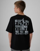 4F T-shirt loose cu imprimeu băieți - 134/140 (8-10 ani)