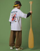 4F T-shirt loose cu imprimeu băieți - 146/152 (10-12 ani)