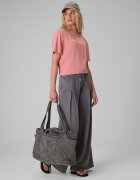 4F T-shirt loose cu imprimeu pentru femei - roz L