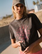 4F T-shirt loose cu imprimeu pentru femei - XS