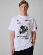 4F T-shirt loose cu imprimeu unisex x Drift Masters - XL