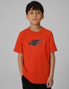 4F T-shirt regular cu imprimeu pentru băieți - 158