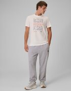4F T-shirt regular cu imprimeu pentru bărbați - crem M