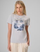 4F T-shirt regular cu imprimeu pentru femei - XS