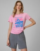 4F T-shirt regular cu imprimeu pentru femei - XS