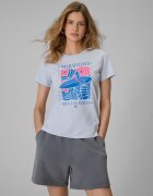 4F T-shirt regular cu imprimeu pentru femei - XS