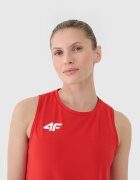 4F Top de antrenament cu uscare rapidă pentru femei - roșu M