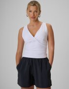 4F Top slim cu drapaj pentru femei - S